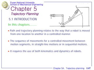 Trajectory Planning-robotics and simulation | PDF