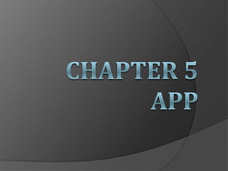 Chapter 5 app 