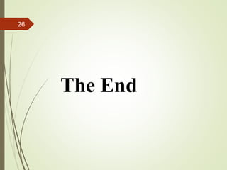 The End
26
 