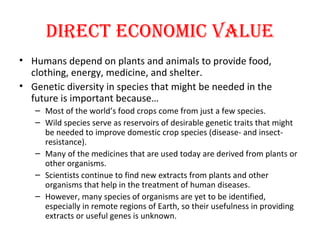 Biodiversity and conservation | PPT