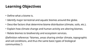 Chapter 5 Biomes. Global Patterns of Life.pptx