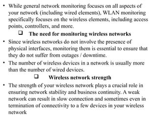 Monitor Internet Connection Stability Comprehensive Guide to Monitoring and Securing Wireless Networks | PPTX