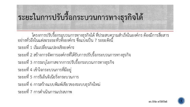 Business process reengineering master thesis