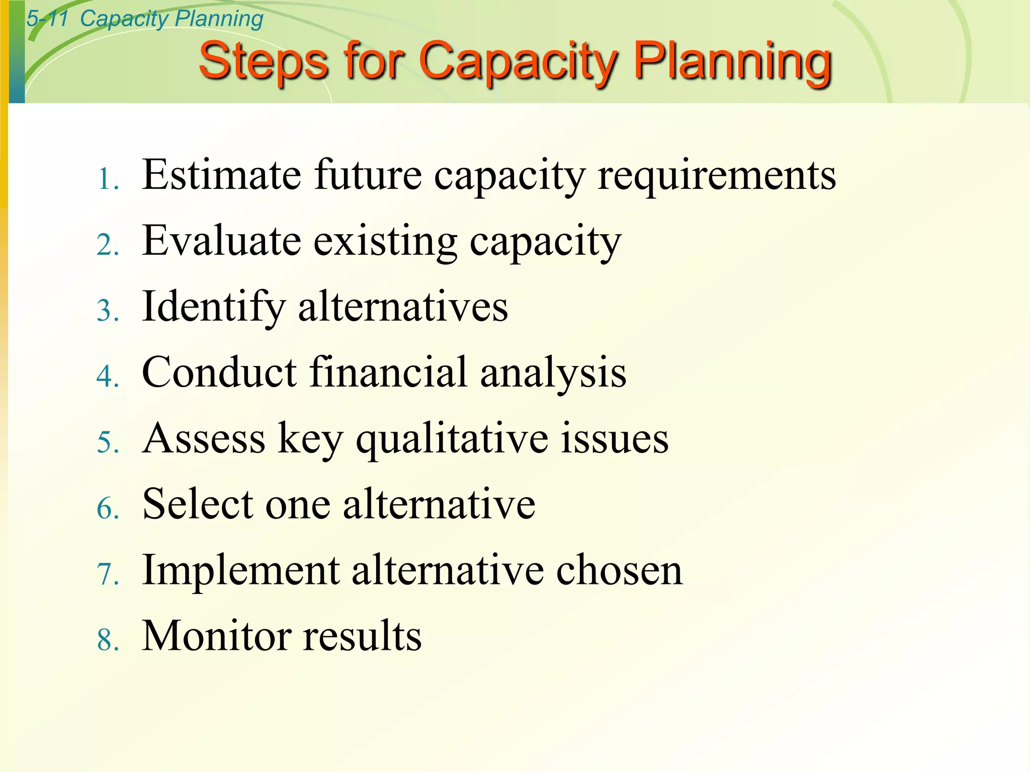Chapter 5 Capacity Planning.ppt