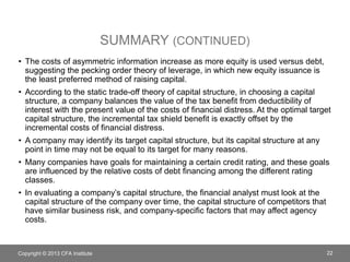 Chapter 5 capital structure | PPTX