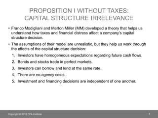 Chapter 5 capital structure | PPTX