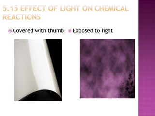  Covered

with thumb

 Exposed

to light

 