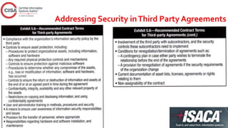 Addressing Security inThird Party Agreements
 