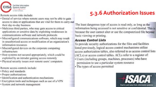 5.3.6 Authorization Issues
 