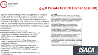 5.4.8 Private Branch Exchange (PBX)
 