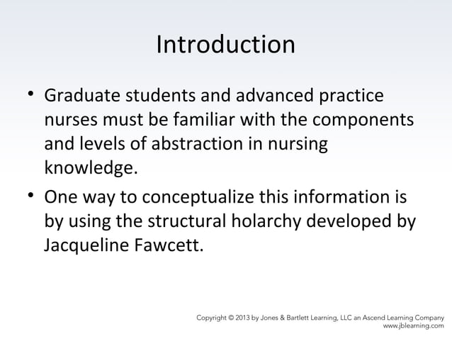 Chapter 5 components and levels of abstraction in nursing knowledge | PPT