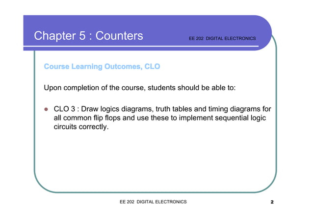 Chapter 5 counter1 | PDF