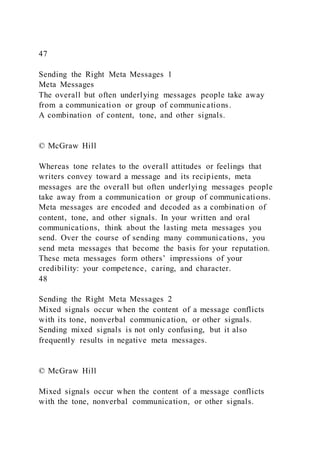 Primary Message Examples Chapter 5Creating Effective Business Messages© 2021 McGraw | DOCX