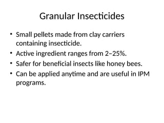 Pellet Insecticide BEHAVIORAL CONTROL IN INTEGRATED PEST MANAGEMENT | PPTX