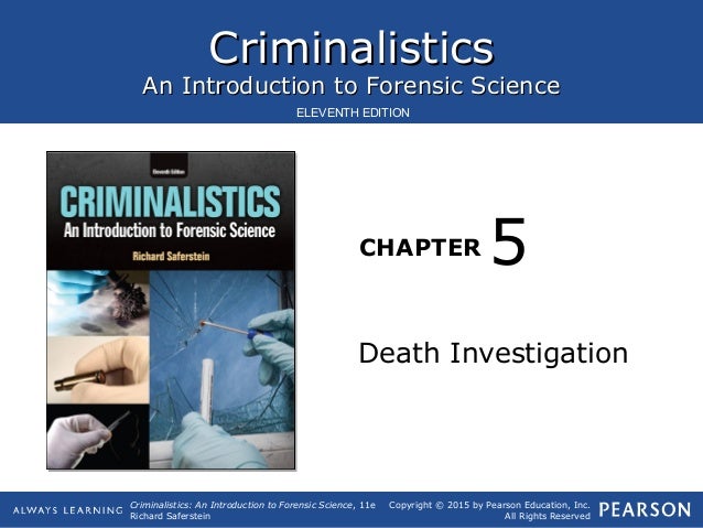 Chapter 5 Death Investigation Customized