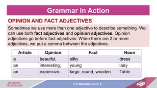 Fact Adjective Chapter 5_Descriptive Text.pptx for senior high school | PPTX