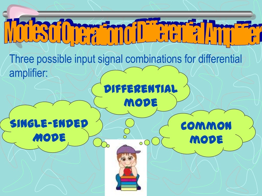 differential amplifier for electronic