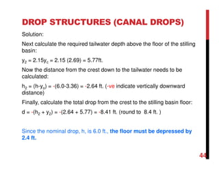 Chapter 5 drop sturcutures | PDF