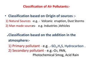 Pollutants Classification chapter 5 environmental pollution2017-18 (1).pptx