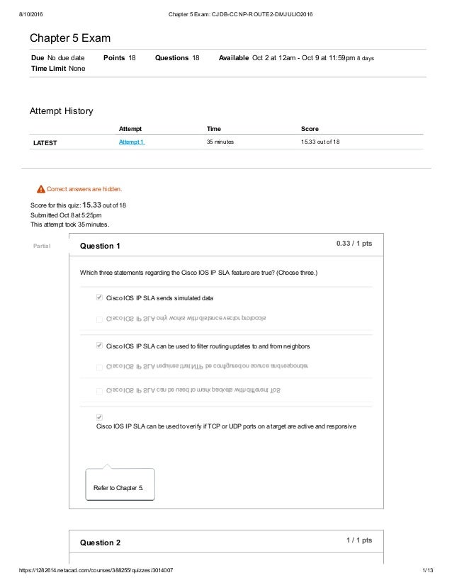 Chapter 4 quiz netacad soakploaty