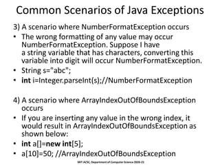 Chapter 5 Exception Handling (1).pdf | Programming Languages | Computing