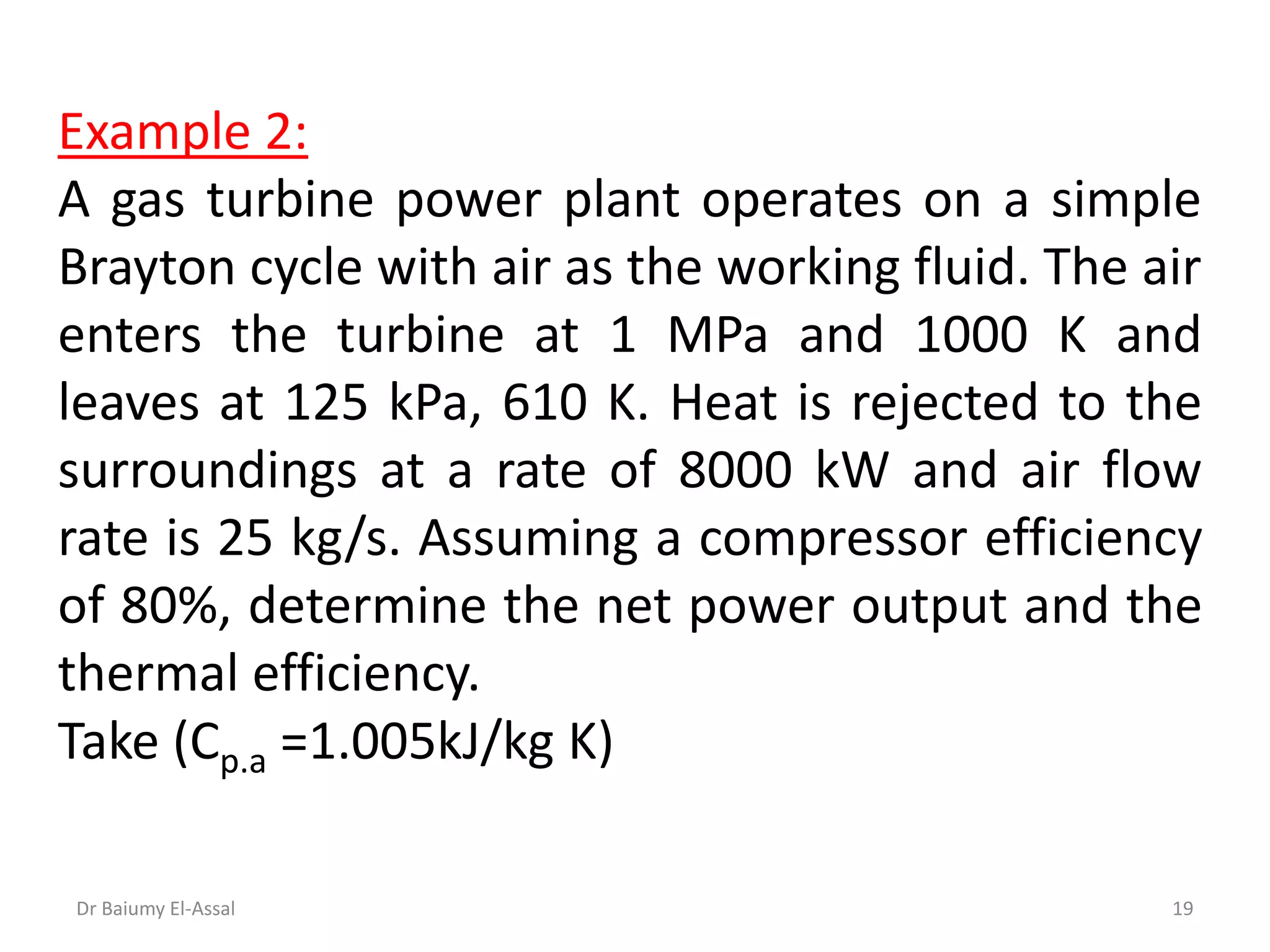 Chapter (5) gas turbine power plants | PPT