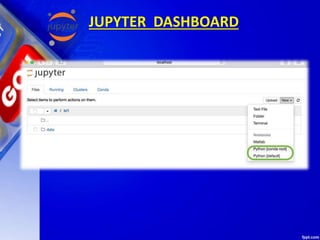 JUPYTER DASHBOARD
 