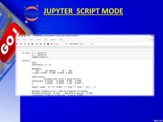 JUPYTER SCRIPT MODE
 