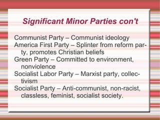 2 out of 3 Americans follow the allegiance to a party based on their parents.