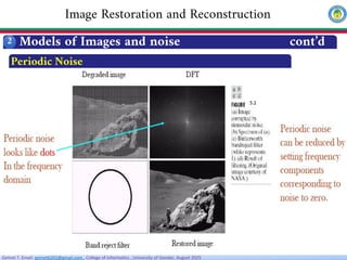 Chapter 5 Image Restoration and Reconstruction | PDF