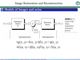Chapter 5 Image Restoration and Reconstruction | PDF