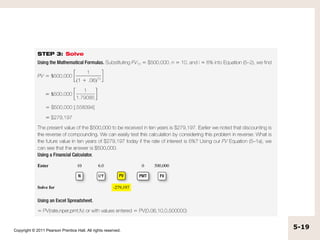 Copyright © 2011 Pearson Prentice Hall. All rights reserved.
                                                               5-19
 
