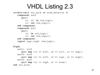 Chapter 5 introduction to VHDL | PDF