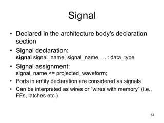 Chapter 5 introduction to VHDL | PDF