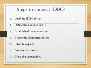 chapter 5 java.pptx | Databases | Computer Software and Applications