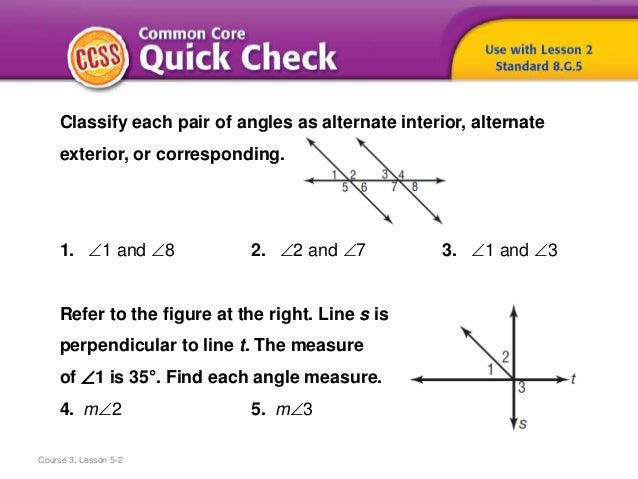 8 Lesson 5 2 Geometric Proof