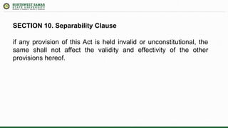 R.A 10157 - The Kindergarten Education Act | PPTX
