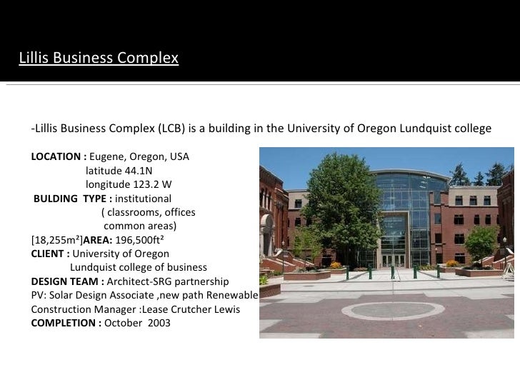 GreenStudio Chapter 5 Lillis Business Complex