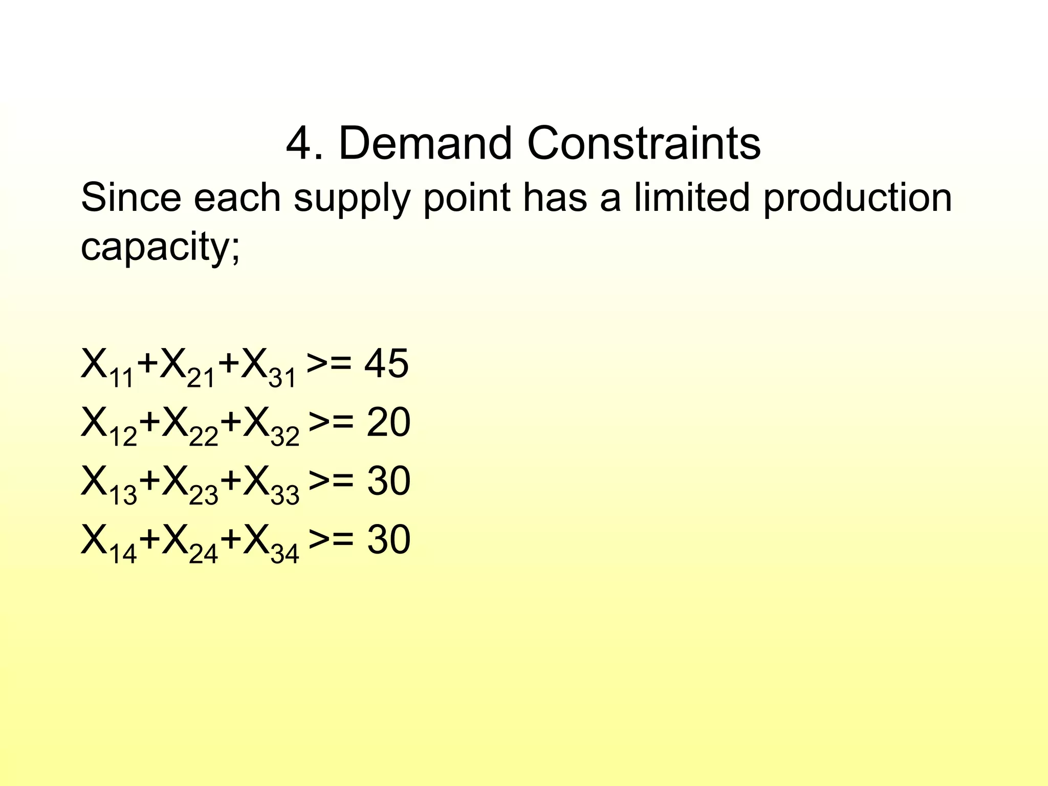 Kuliah teori dan analisis jaringan - linear programming | PPTX