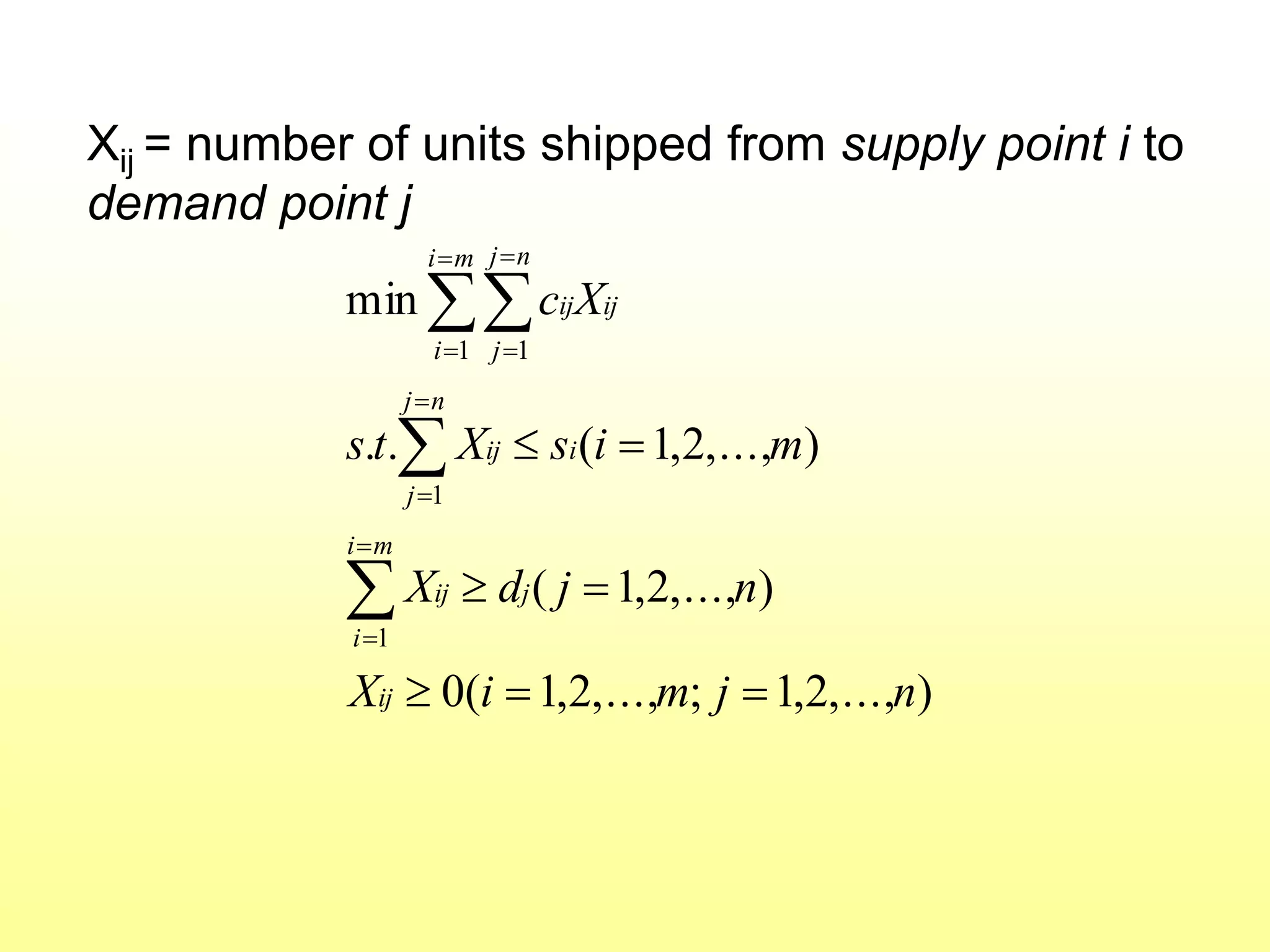 Kuliah teori dan analisis jaringan - linear programming | PPTX
