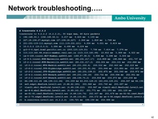 Ambo University
Network troubleshooting…..
42
 