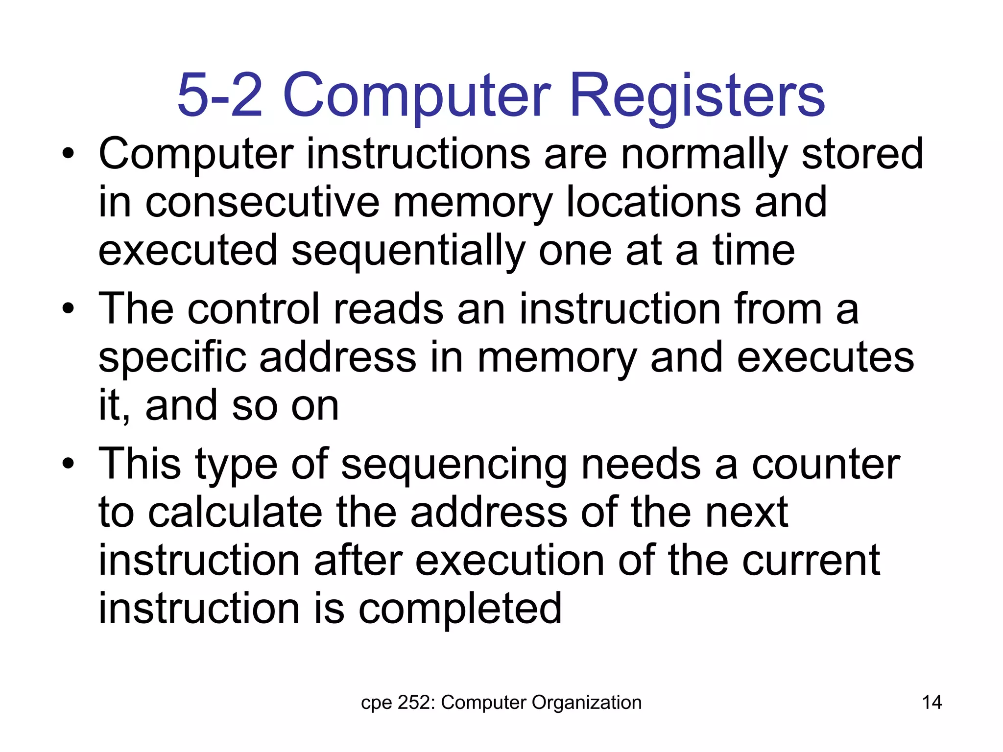 Basic computer organization and design | PPT