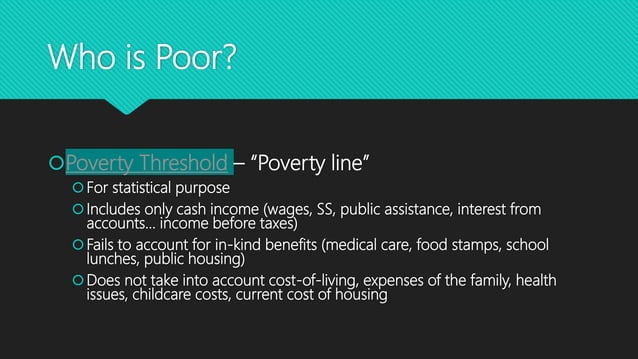 Chapter 5 poverty in america | PPTX