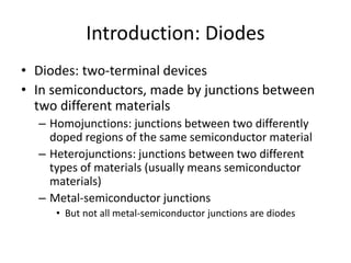 Fundamentals of Semiconductor Devices | PPTX