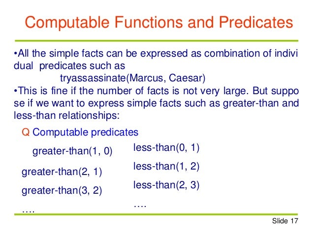 Predicate logic