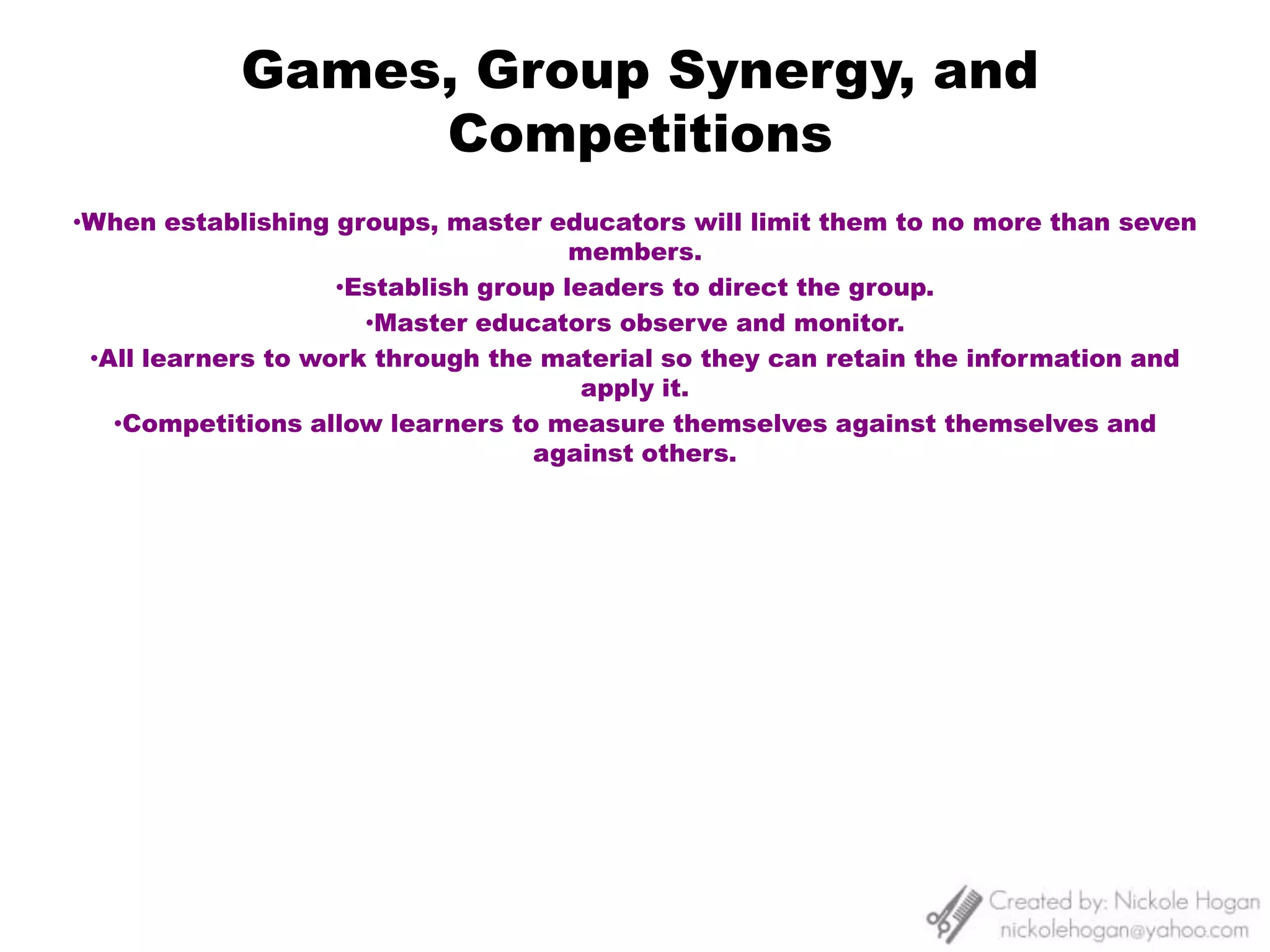 The student takes on the attitude and behavior of another person in a particular situation.