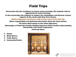 The educator will vary the stimuli.