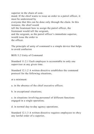 Police Command Order CHAPTER 5 Principles and Policies in the Police Organizatio.docx