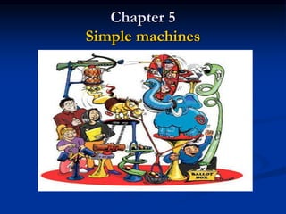 Chapter 5
Simple machines
 