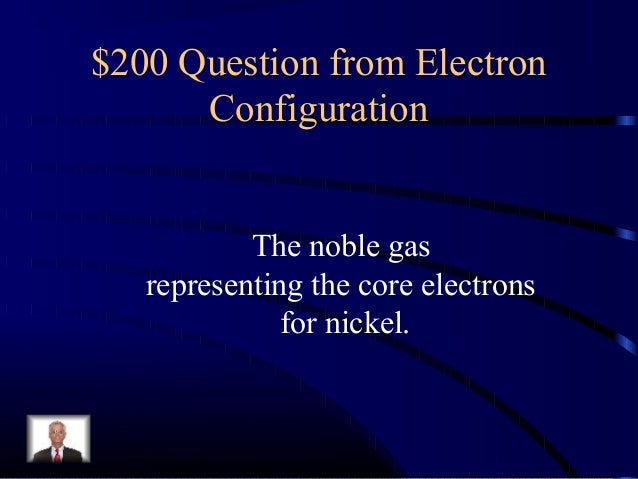 electron jeopardy configuration jeopardy Chapter 5 review